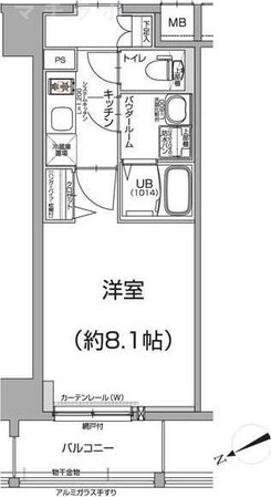 エスリード名古屋東別院の物件間取画像